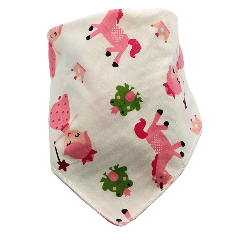 Baby Bibs Cotton Triangle Double Layers Cotton